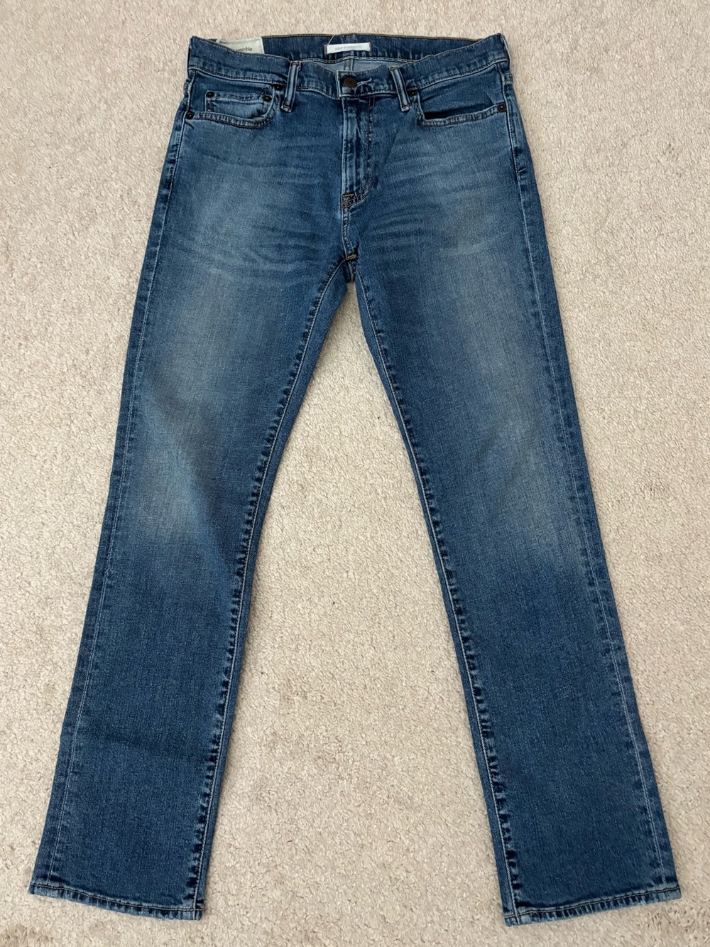 Abercrombie & Fitch Slim Straight Blue Jeans